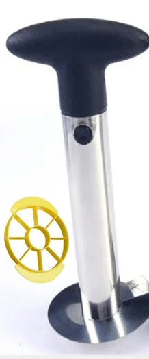 Pineapple Perfect: Stainless Steel Corer & Slicer Tool