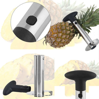 Pineapple Perfect: Stainless Steel Corer & Slicer Tool