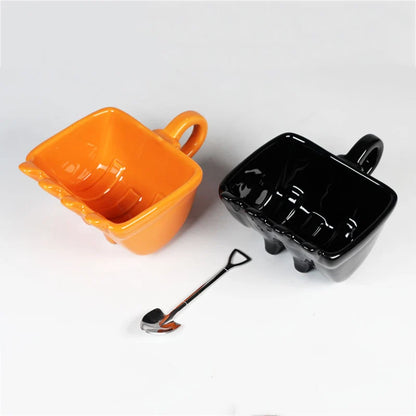 Excavator Bucket Mug Set