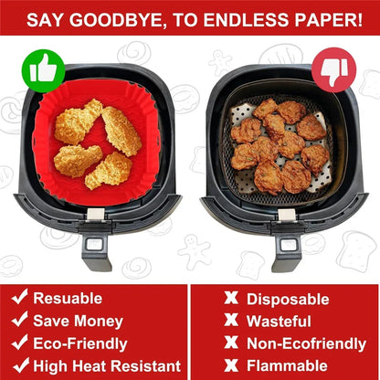 Silicone Reusable Air Fryer Liner