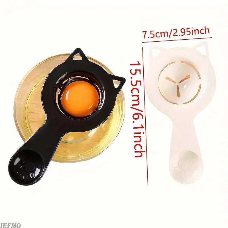 Cat’s Got Your Yolk: 2-in-1 Egg Separator & Measuring Cup