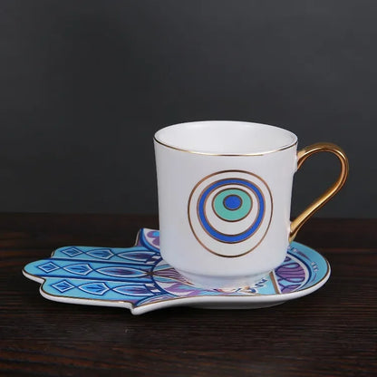 Blue eye mug