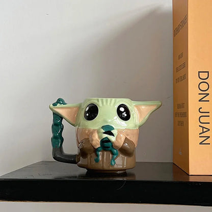 3D Yoda Ceramic Mug!