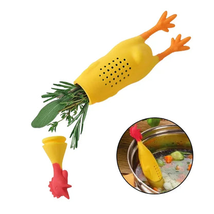 Cocorico! Spice It Up with Yellow Chicken Herb & Seasoning Tools