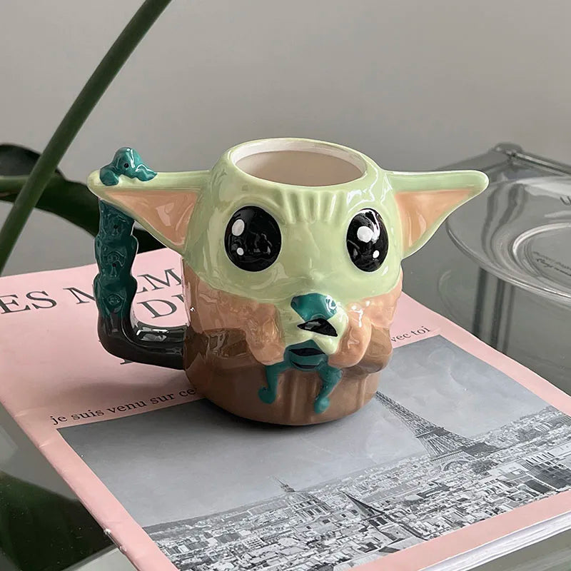 3D Yoda Ceramic Mug!