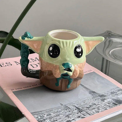 3D Yoda Ceramic Mug!