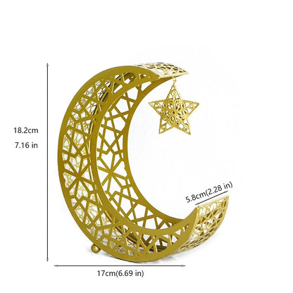 Gold Moon & Star Snack Tray