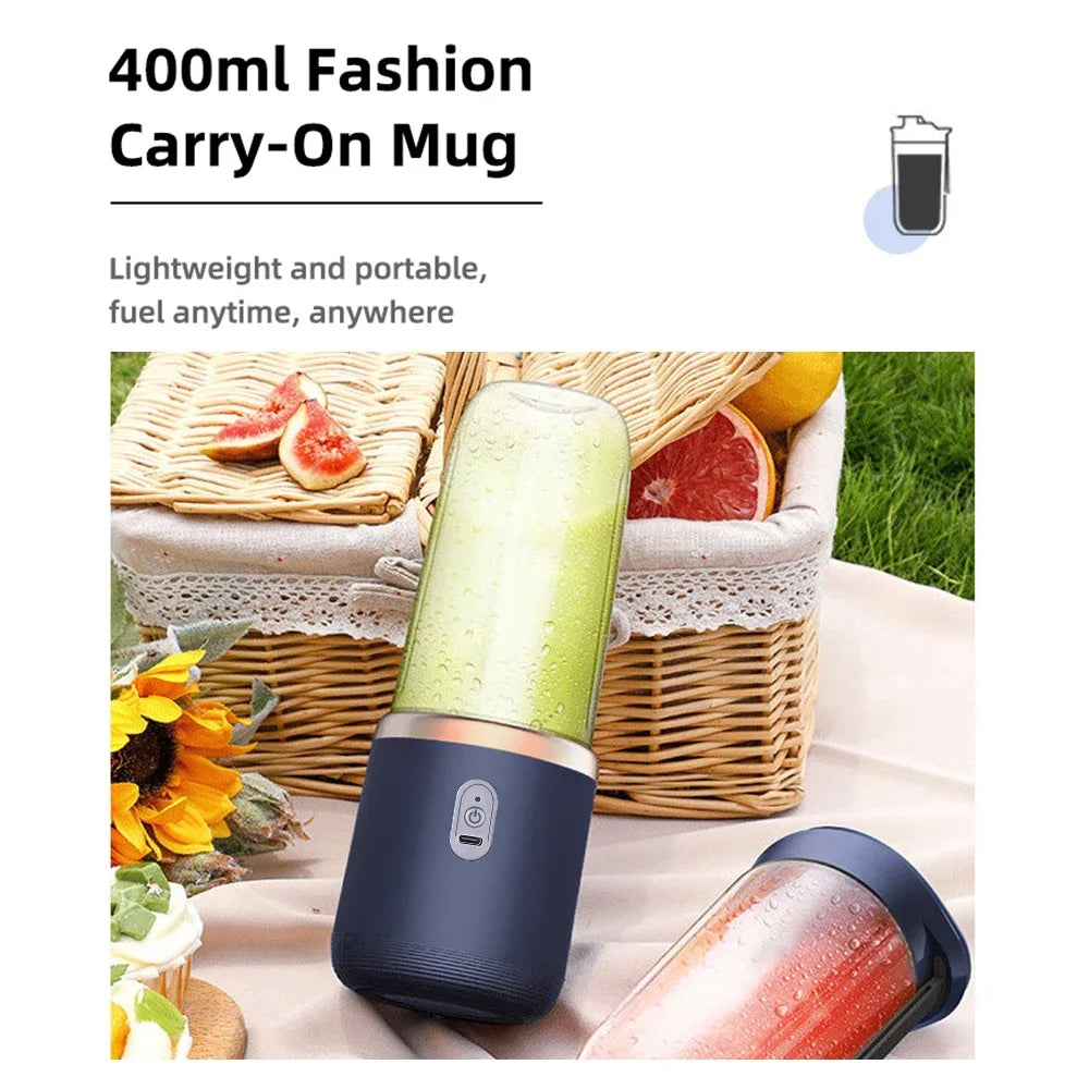 JuiceFlow Pro – Portable 6-Blade Smoothie Maker