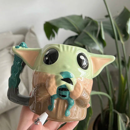 3D Yoda Ceramic Mug!