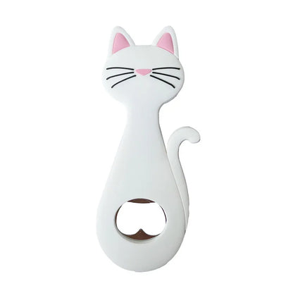 CatCap Bottle Opener – Cute Magnetic Refrigerator Sticker & Home Decor