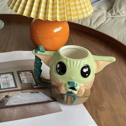 3D Yoda Ceramic Mug!