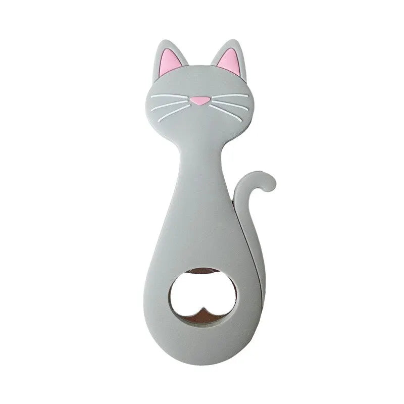 CatCap Bottle Opener – Cute Magnetic Refrigerator Sticker & Home Decor