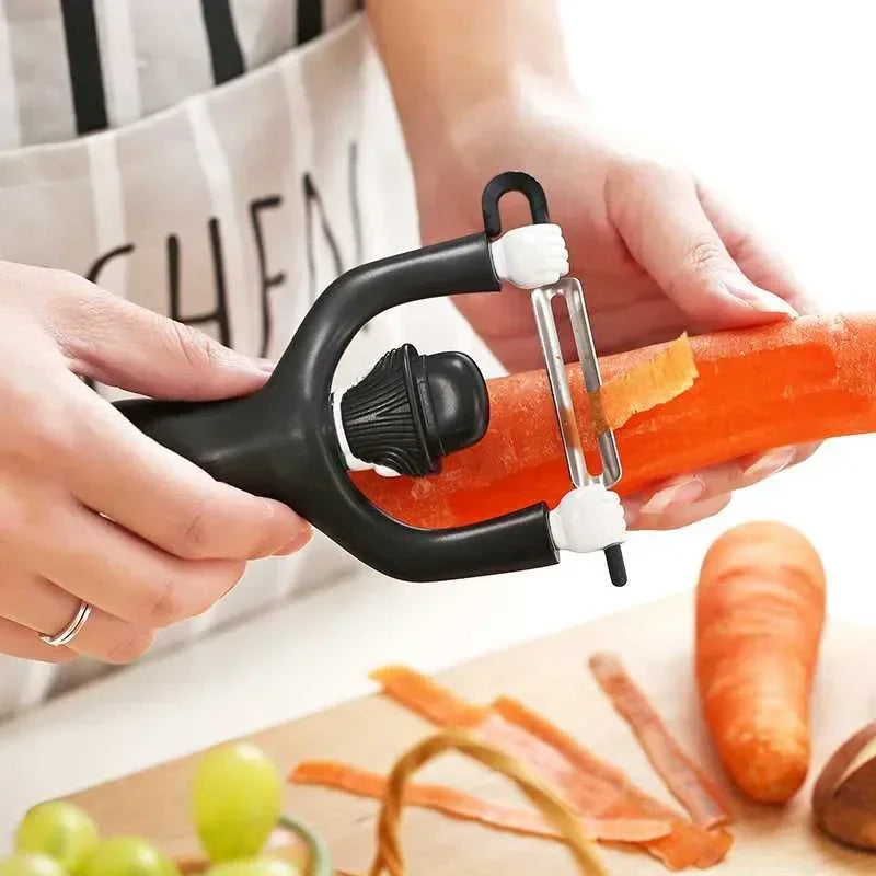 Chaplin-Inspired Creative Peeler – Stylish Fruit & Vegetable Cutter