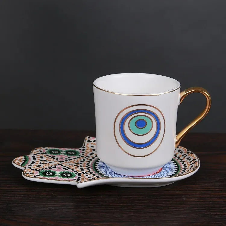 Blue eye mug