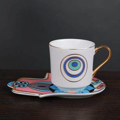 Blue eye mug