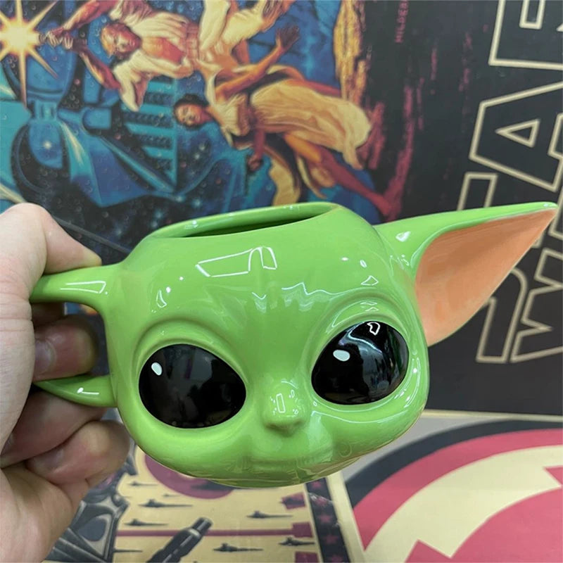 3D Yoda Ceramic Mug!